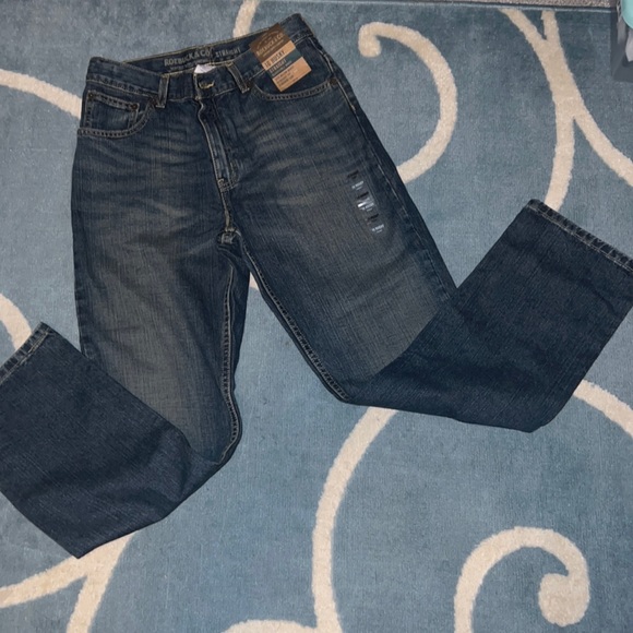 Roebuck & Co. Straight Adjustable Waist Boys Denim Jeans - Picture 2 of 6